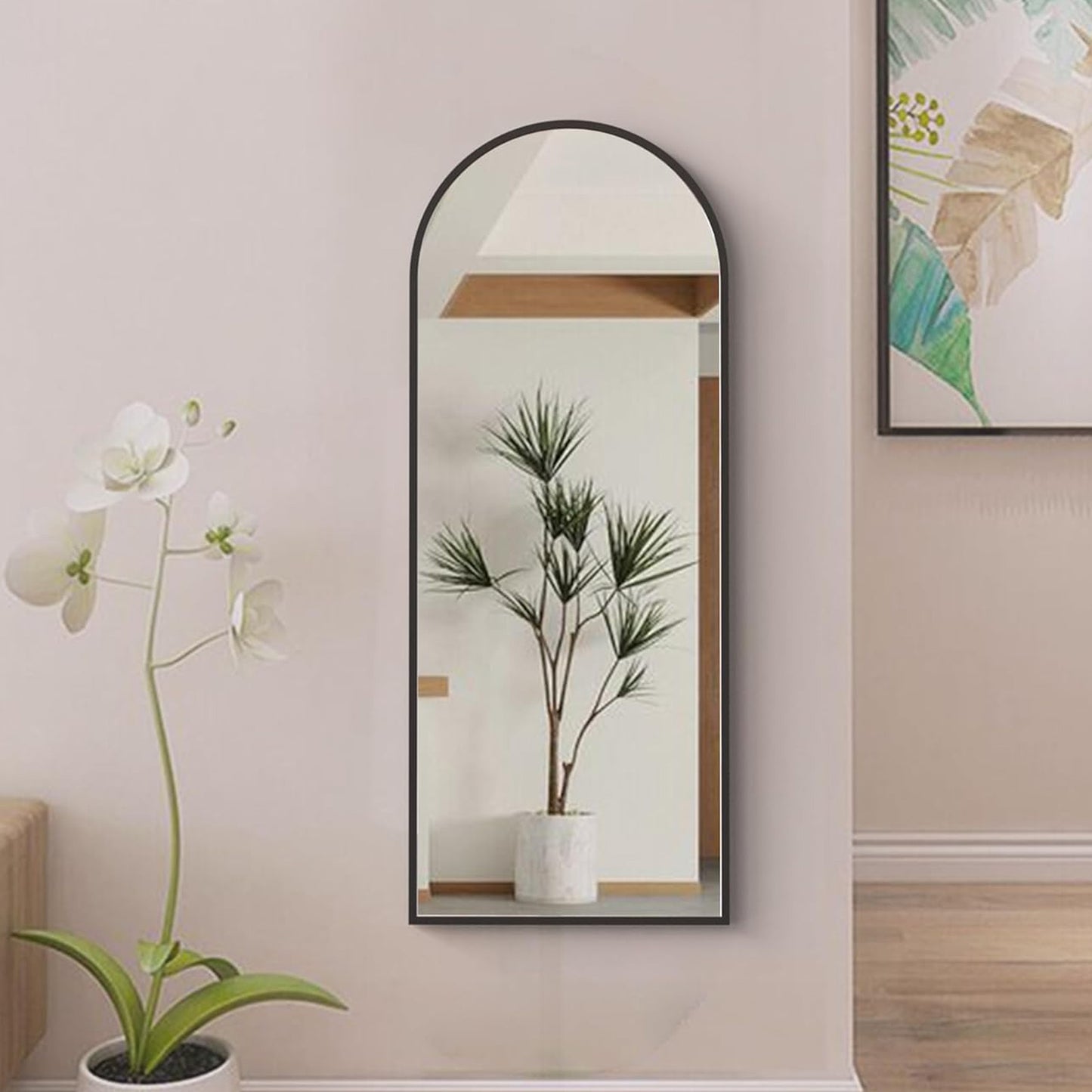 CONTEMPORARY ARC MIRROR- Black