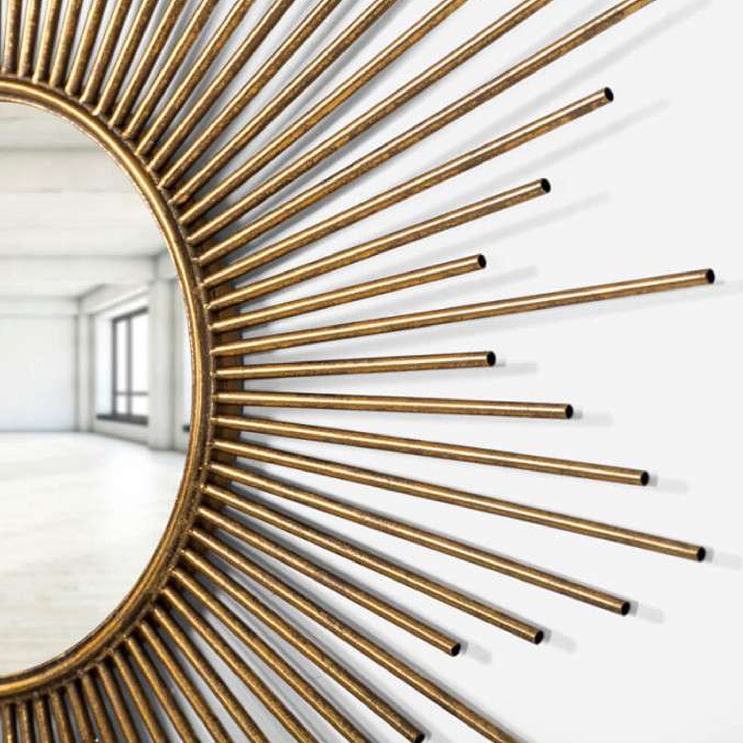 Luxe Radiance Sunburst Mirror